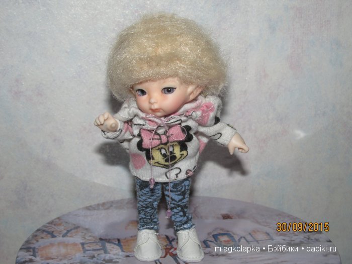 Разноцветный букетик из леггинсов. Handmade одежда на малышей реалпуки (фото 4)