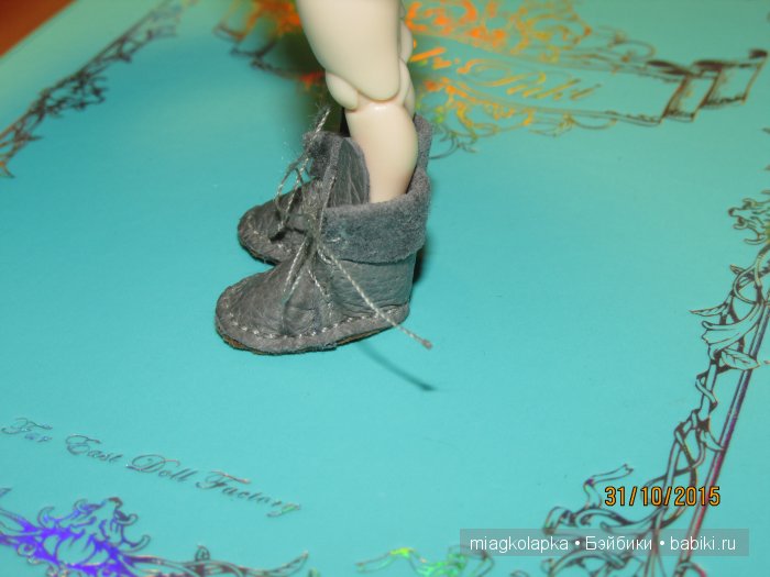 Сапожки на ножки и теплые штанишки (REALная обувь и одежда handmade на бжд) (фото 4)