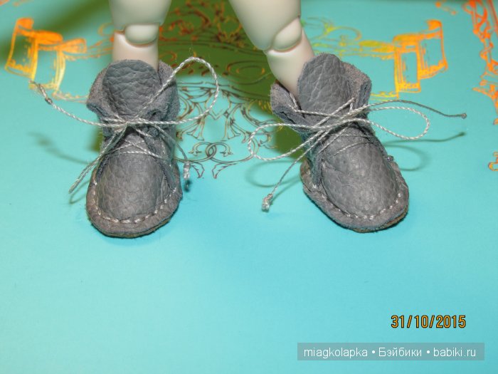 Сапожки на ножки и теплые штанишки (REALная обувь и одежда handmade на бжд) (фото 3)