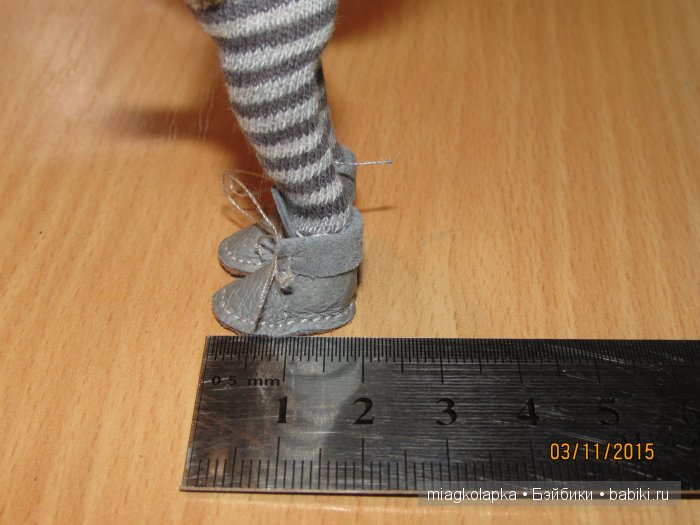 Сапожки на ножки и теплые штанишки (REALная обувь и одежда handmade на бжд) (фото 7)