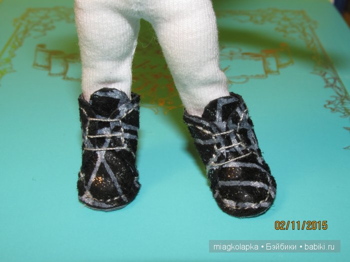 Сапожки на ножки и теплые штанишки (REALная обувь и одежда handmade на бжд) (фото 9)