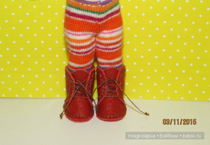 Сапожки на ножки и теплые штанишки (REALная обувь и одежда handmade на бжд)