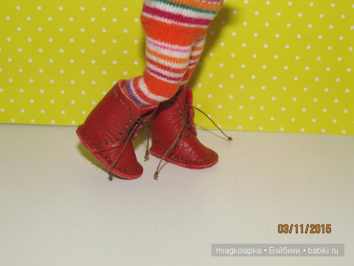 Сапожки на ножки и теплые штанишки (REALная обувь и одежда handmade на бжд)