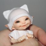 Снежный котинька и Царь Мухоморов. Новогодние наряды