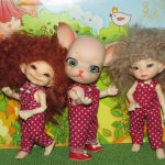 Сладкие "горошинки", новые наряды