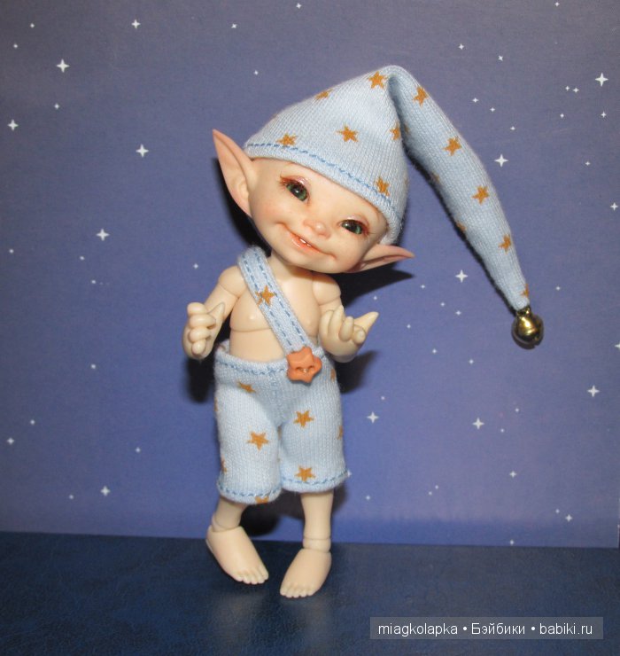 Маленький звездный гном | Бэйбики Маленький звездный гном — Куклы Fairyland (ФэйриЛэнд): BJD (БЖД) (фото 2)