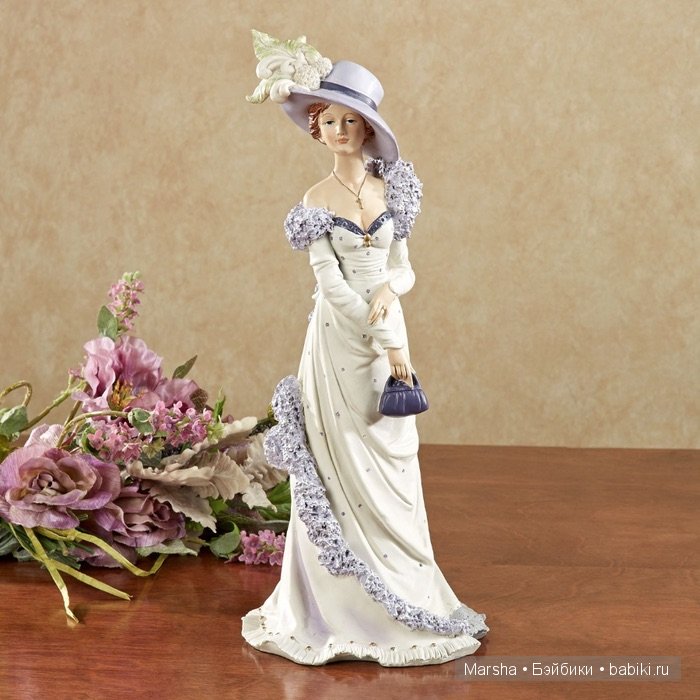 Элегантные леди. Коллекционные фарфоровые статуэтки | Бэйбики Элегантные леди. Коллекционные фарфоровые статуэтки