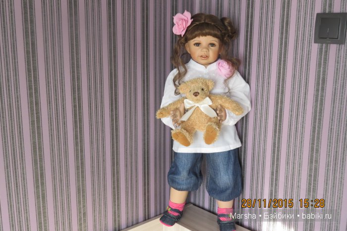 Ну и еще одна фарфоровая детка, которую отмыли и полюбили