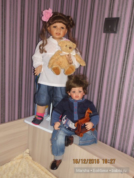 Ну и еще одна фарфоровая детка, которую отмыли и полюбили (фото 7)