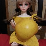 Как мы вязали первое платьице. Майя, Resinsoul