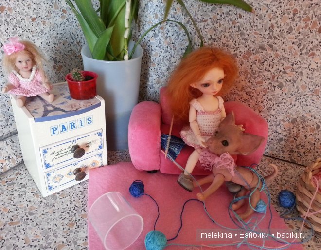 Ляля и клубки — Куклы Resinsoul (Резинсоул) и Bobobie: BJD (БЖД)