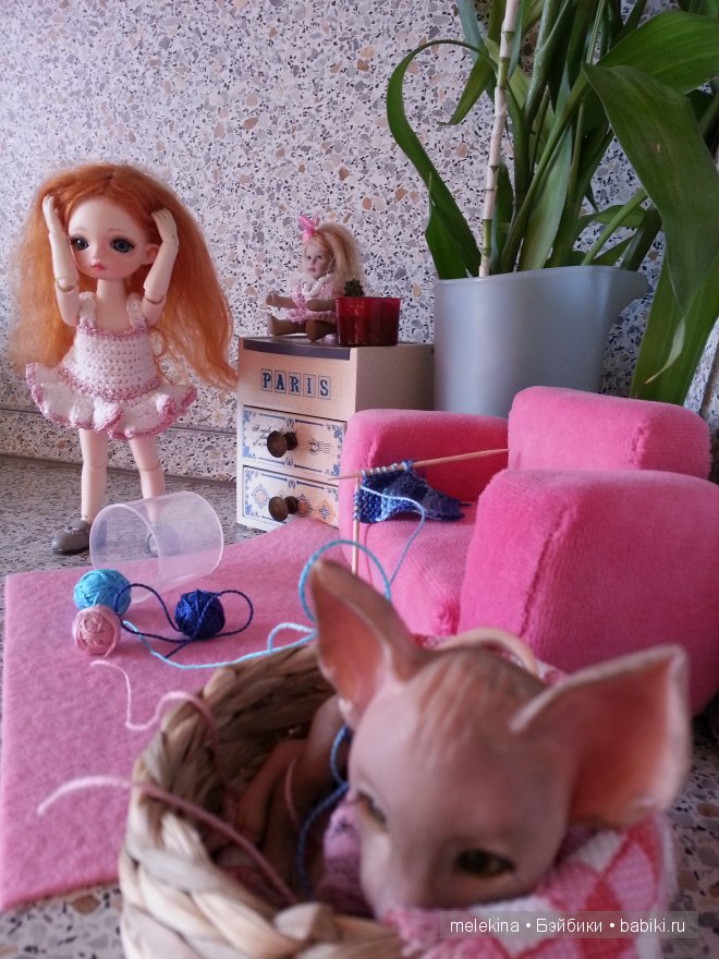 Ляля и клубки — Куклы Resinsoul (Резинсоул) и Bobobie: BJD (БЖД)