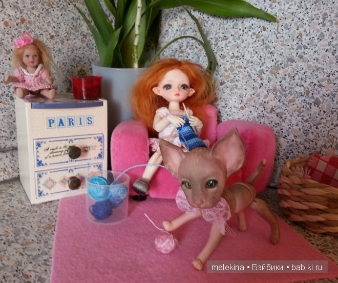 Ляля и клубки — Куклы Resinsoul (Резинсоул) и Bobobie: BJD (БЖД)