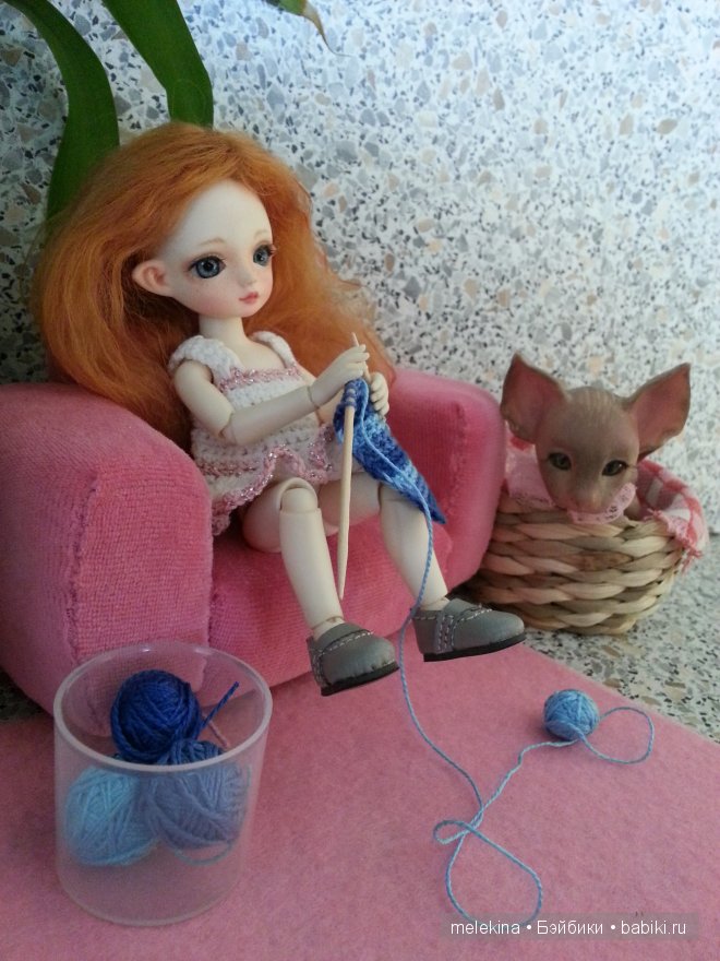 Ляля и клубки — Куклы Resinsoul (Резинсоул) и Bobobie: BJD (БЖД) (фото 4)