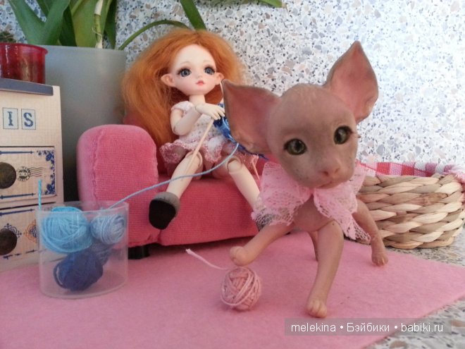 Ляля и клубки — Куклы Resinsoul (Резинсоул) и Bobobie: BJD (БЖД)