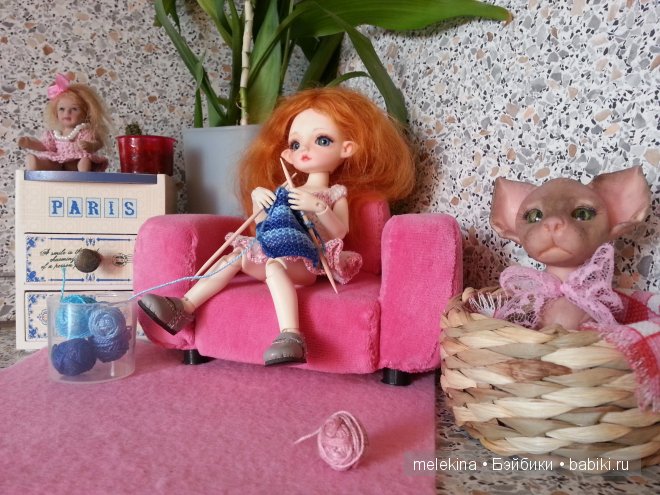 Ляля и клубки — Куклы Resinsoul (Резинсоул) и Bobobie: BJD (БЖД)
