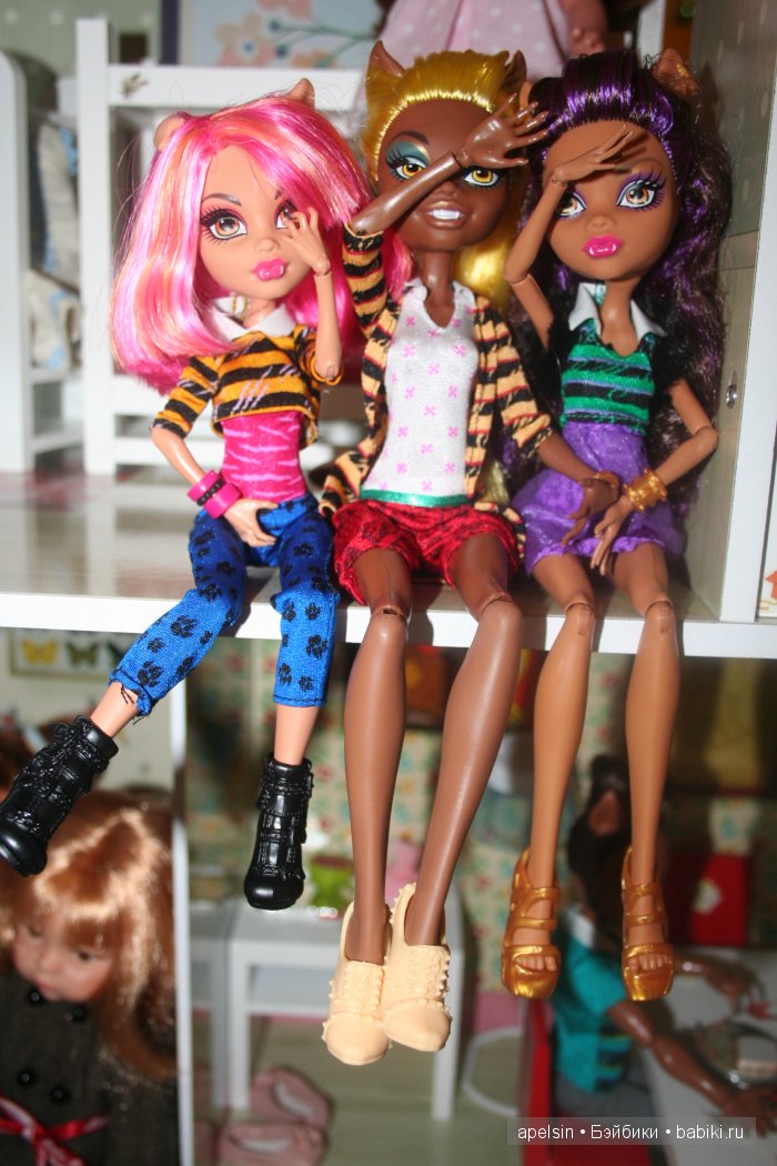 Знакомство с семейкой волков Monster High "A pack of trouble set"