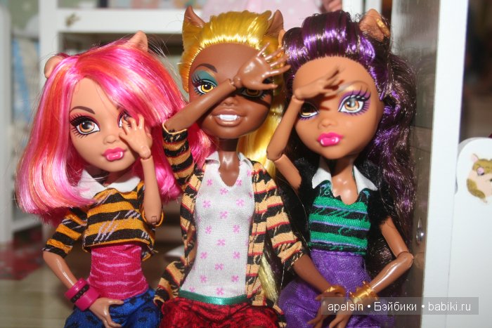 Знакомство с семейкой волков Monster High "A pack of trouble set"