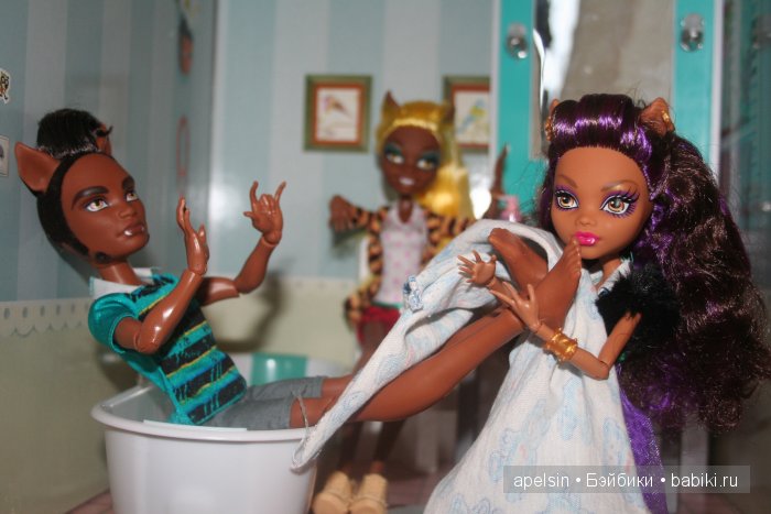 Знакомство с семейкой волков Monster High "A pack of trouble set"