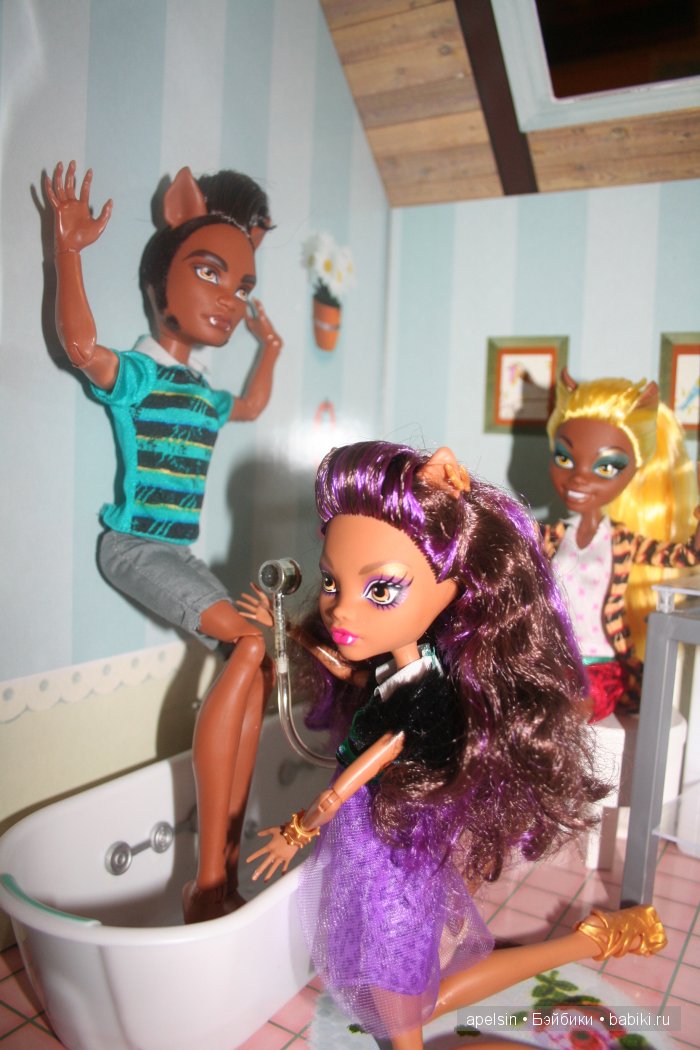 Знакомство с семейкой волков Monster High "A pack of trouble set" (фото 10)