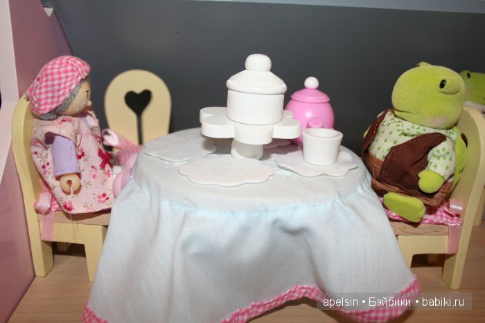 Черепашки Чистюли Li'l Woodzeez для кукольного домика - флокированные игрушки (фото 2)