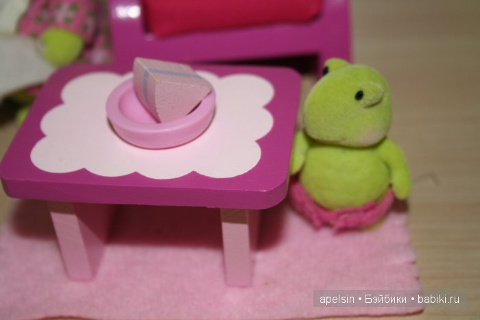 Черепашки Чистюли Li'l Woodzeez для кукольного домика - флокированные игрушки