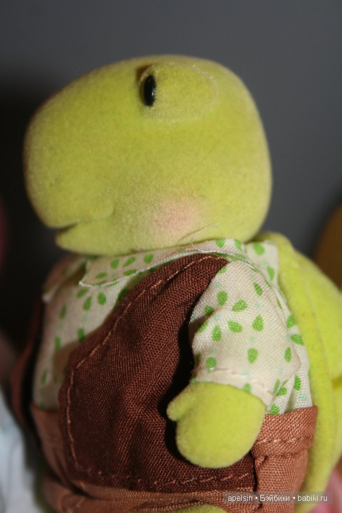 Черепашки Чистюли Li'l Woodzeez для кукольного домика - флокированные игрушки (фото 3)