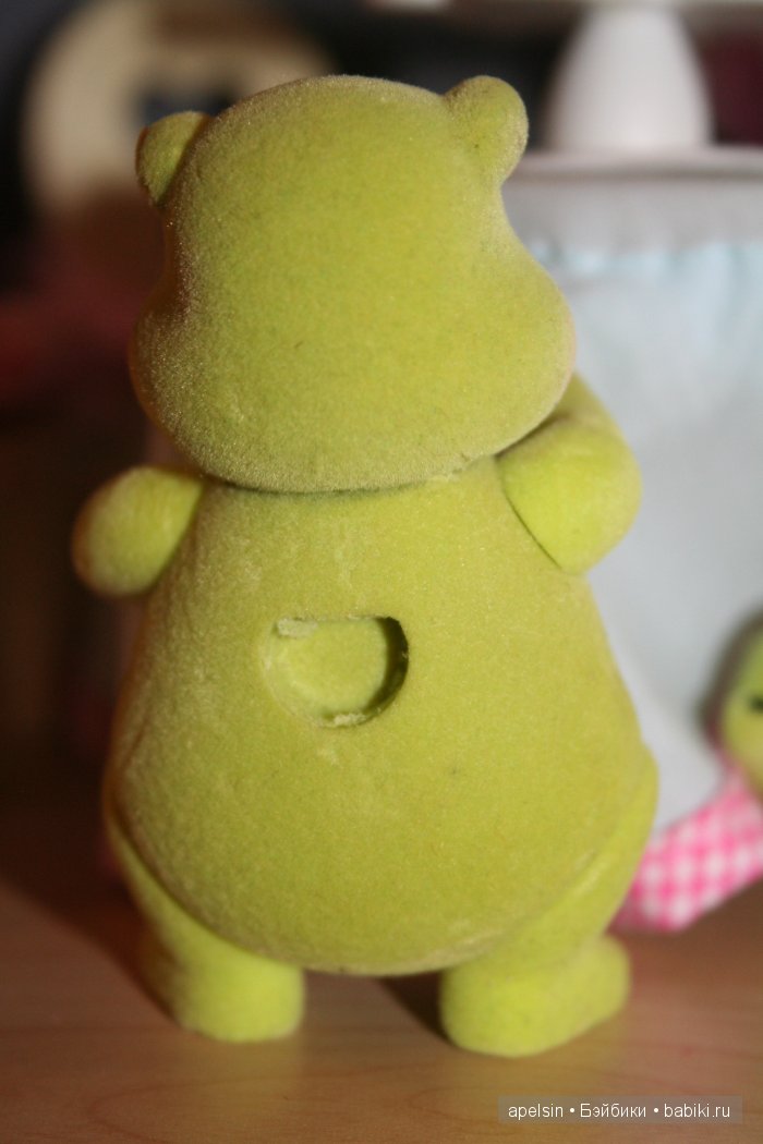 Черепашки Чистюли Li'l Woodzeez для кукольного домика - флокированные игрушки