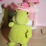 Черепашки Чистюли  Li'l Woodzeez для кукольного домика - флокированные игрушки.