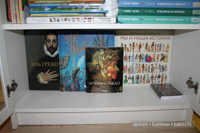 Коллекция кукол и книг и их хранение