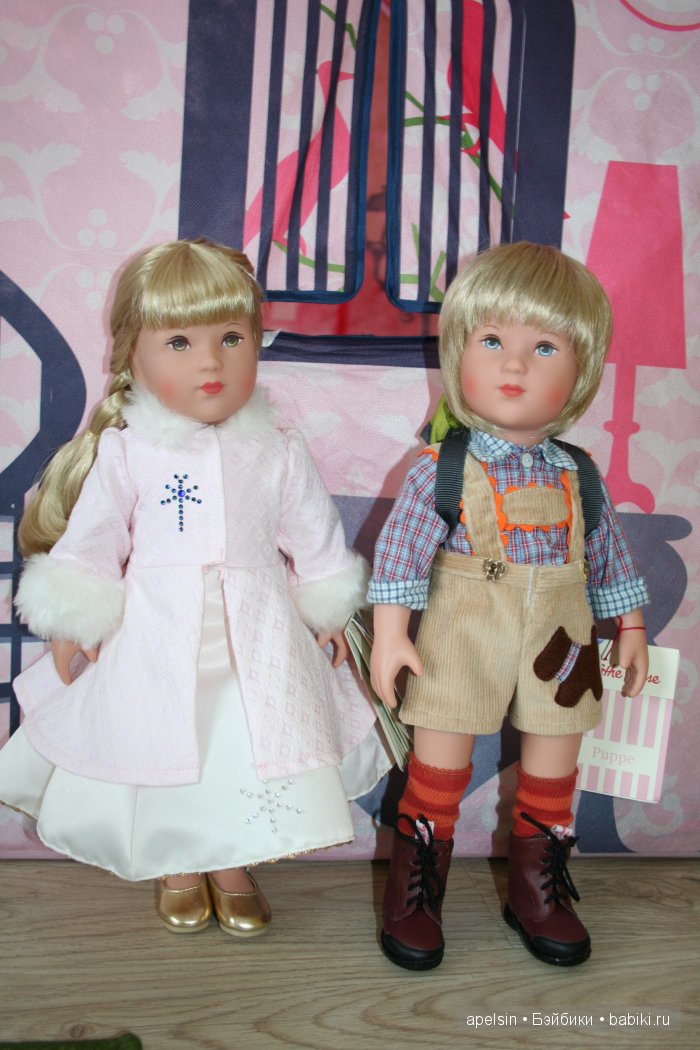 Софи и Питер вместе. Сравнительный обзор 2 кукол с одним молдом Kathe Kruse