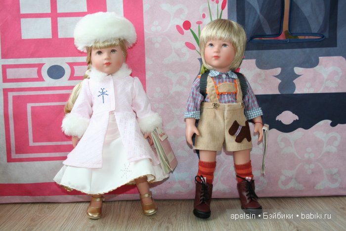 Софи и Питер вместе. Сравнительный обзор 2 кукол с одним молдом Kathe Kruse