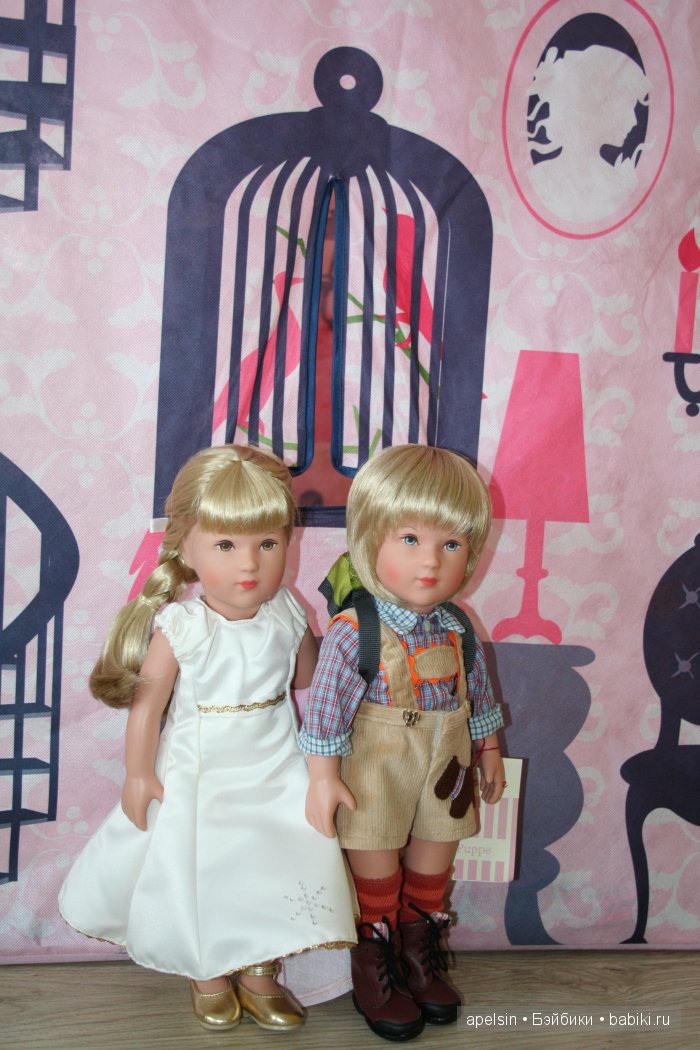 Софи и Питер вместе. Сравнительный обзор 2 кукол с одним молдом Kathe Kruse