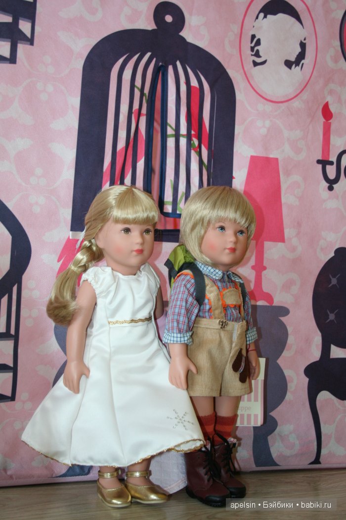 Софи и Питер вместе. Сравнительный обзор 2 кукол с одним молдом Kathe Kruse