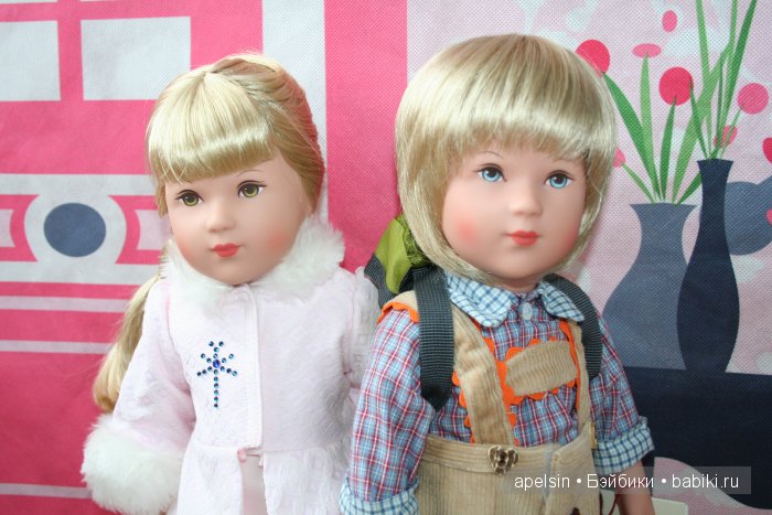 Софи и Питер вместе. Сравнительный обзор 2 кукол с одним молдом Kathe Kruse