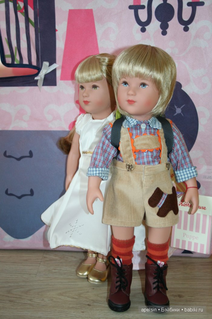 Софи и Питер вместе. Сравнительный обзор 2 кукол с одним молдом Kathe Kruse