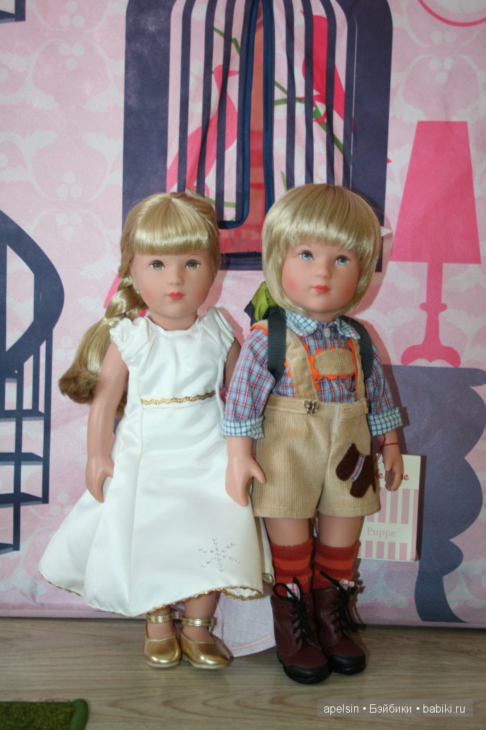 Софи и Питер вместе. Сравнительный обзор 2 кукол с одним молдом Kathe Kruse