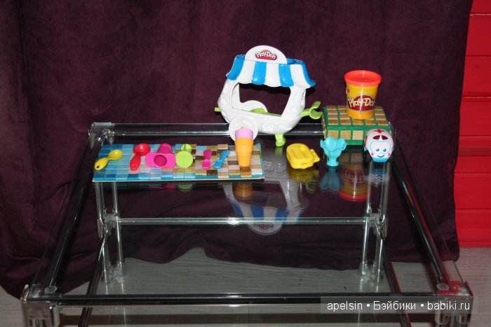 Интересный пластилин и тесто для лепки для игры в мороженщика - Play Doh (Плей до) (фото 6)