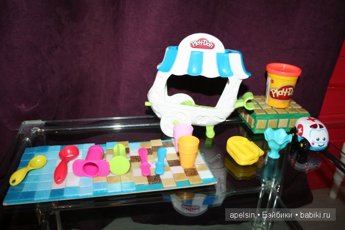 Интересный пластилин и тесто для лепки для игры в мороженщика - Play Doh (Плей до) (фото 5)