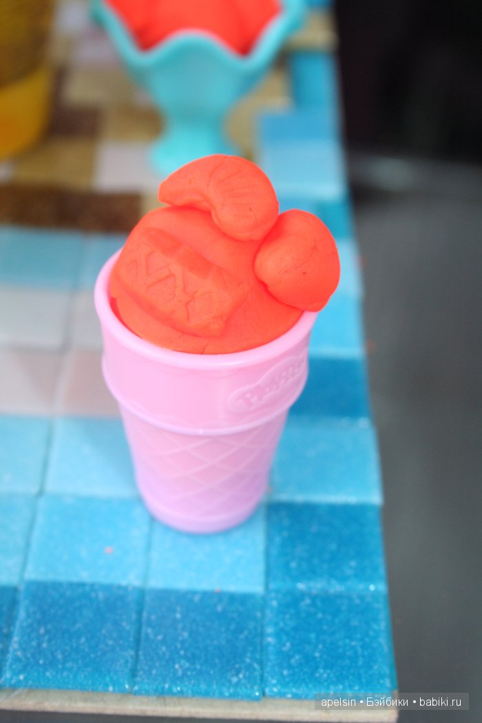 Интересный пластилин и тесто для лепки для игры в мороженщика - Play Doh (Плей до)
