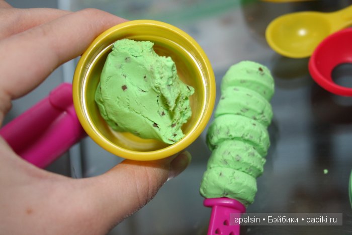 Интересный пластилин и тесто для лепки для игры в мороженщика - Play Doh (Плей до)