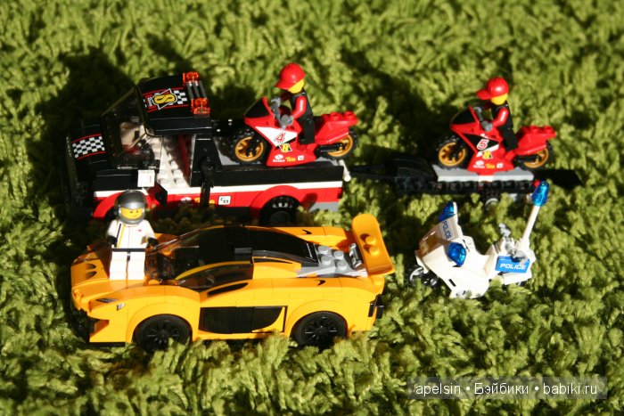 Машины - Лего Speed, Лего City, Bruder и другие. Много фото