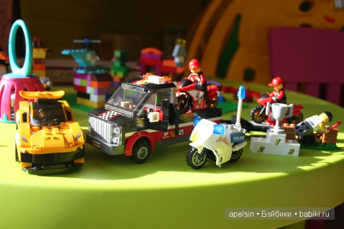 Машины - Лего Speed, Лего City, Bruder и другие. Много фото