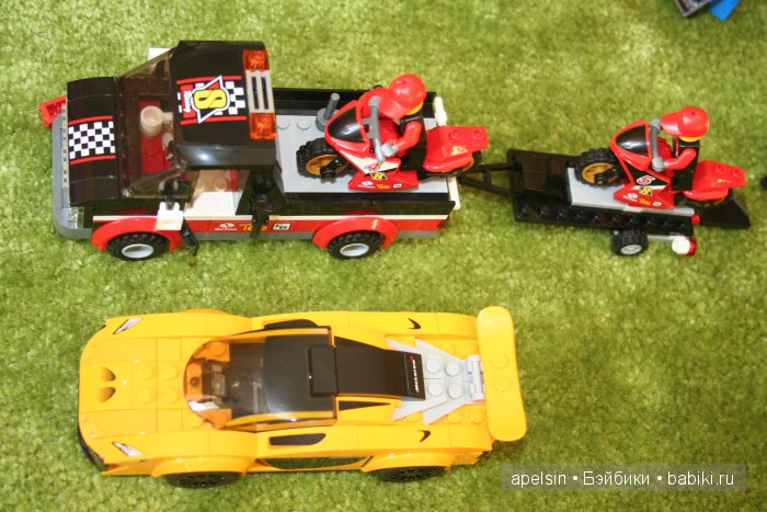 Машины - Лего Speed, Лего City, Bruder и другие. Много фото