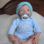 Первый блинчик.... Малыш реборн из молда Ромео