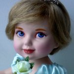 Милая и обворожительная фарфровая кукла от Франклин Минт "Принцесса Диана"