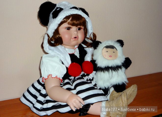 Фарфоровая кукла от Мари Осмонд "Baby abby panda perfect"