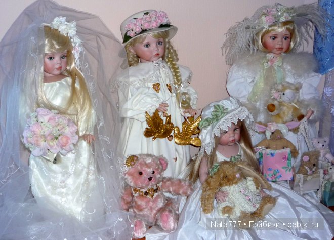 Фарфоровые куколки от Линды Рик "Подружки невесты" | Бэйбики Фарфоровые куколки от Линды Рик "Подружки невесты" (фото 3)