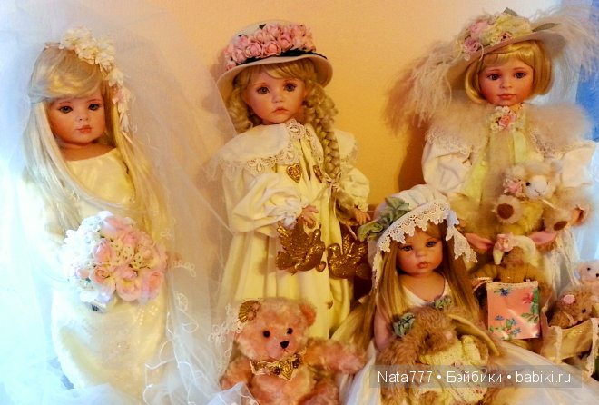 Фарфоровые куколки от Линды Рик "Подружки невесты" (фото 8)