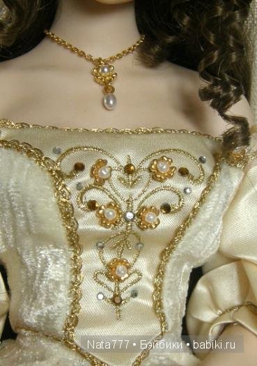 Роскошная фарфоровая кукла от Франклин Минт Принцесса Александра (фото 5)